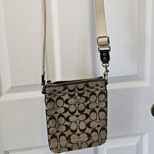 Vintage Coach Signature C Crossbody Messenger Bag